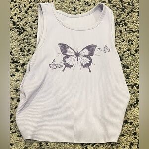 butterfly cinched tank